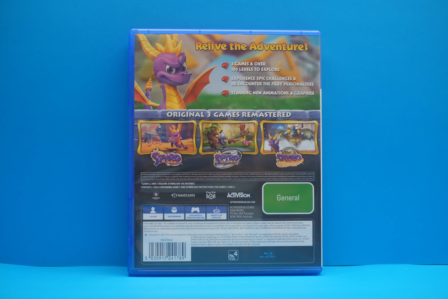 Spyro Reignited Trilogy - Playstation 4 - Pre-Owned