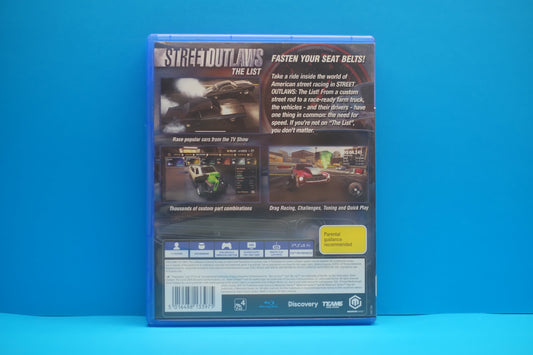 Street Outlaws The List - Playstation 4 - Pre-Owned