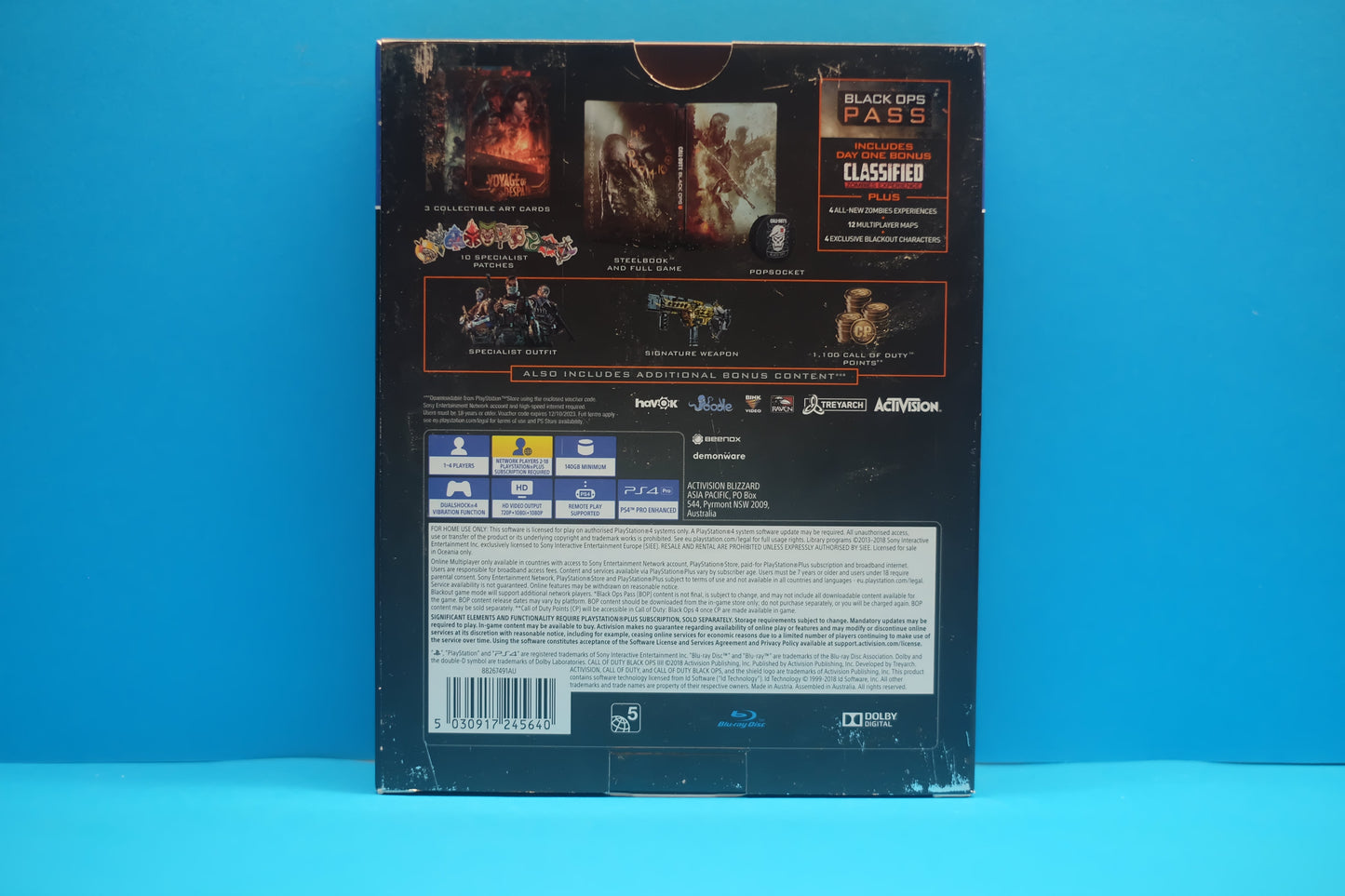 Call Of Duty Black Ops 4 (Pro Edition) - Playstation 4 - Pre-Owned