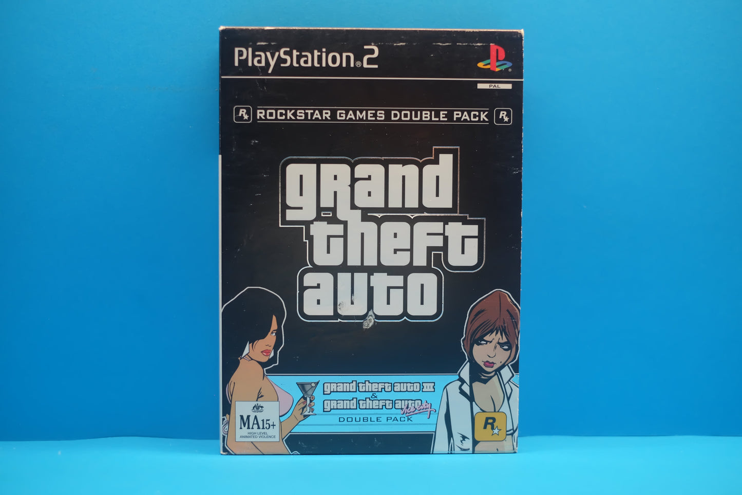 Grand Theft Auto Rockstar Games Double Pack - Playstation 2 - Pre-Owned