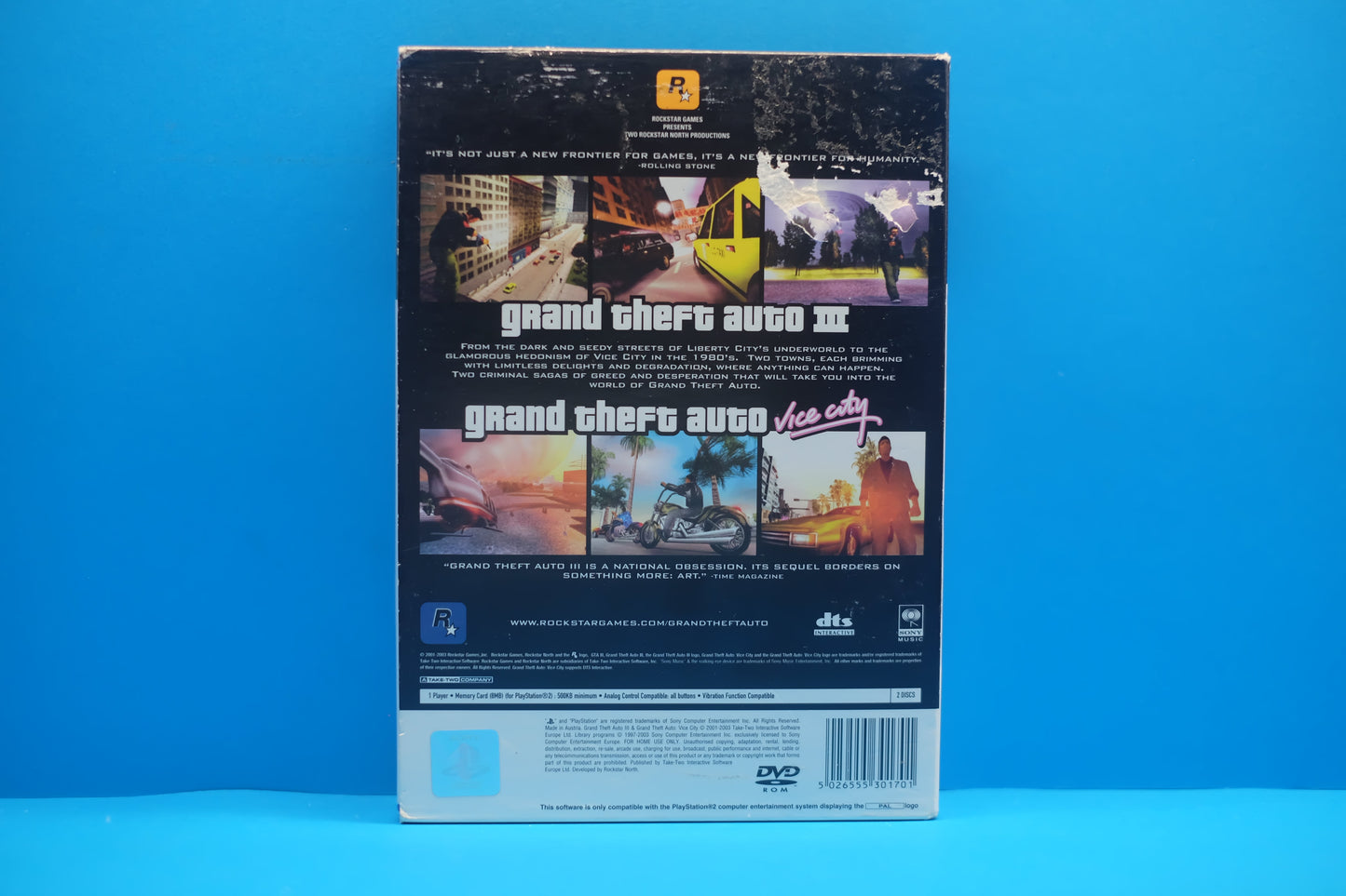 Grand Theft Auto Rockstar Games Double Pack - Playstation 2 - Pre-Owned