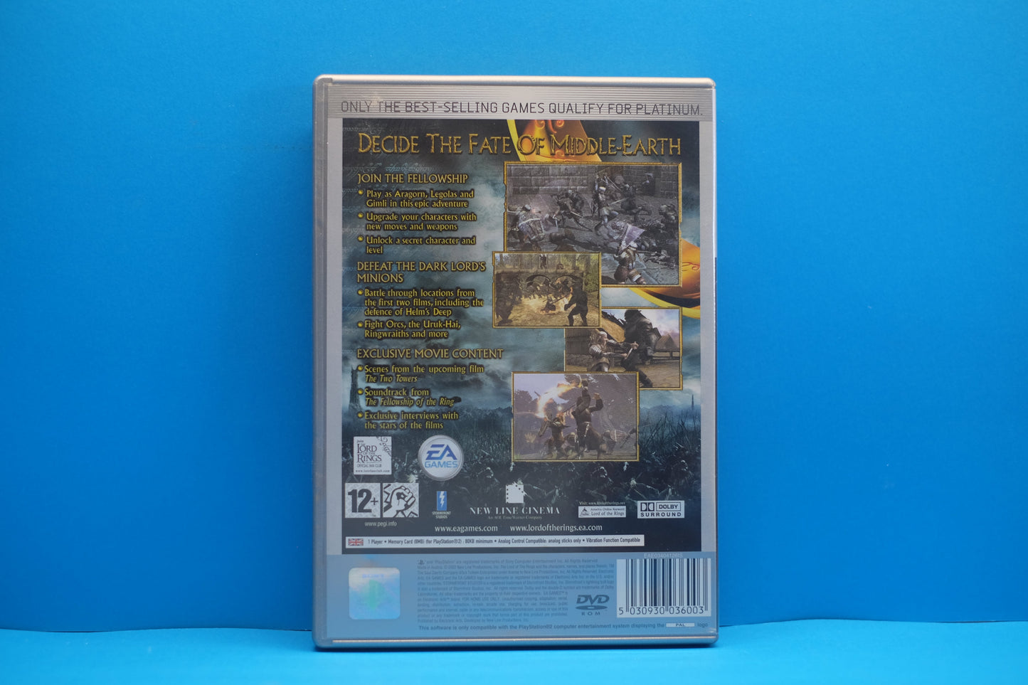 The Lord Of The Rings The Two Towers (Platinum) - Playstation 2 - Pre-Owned