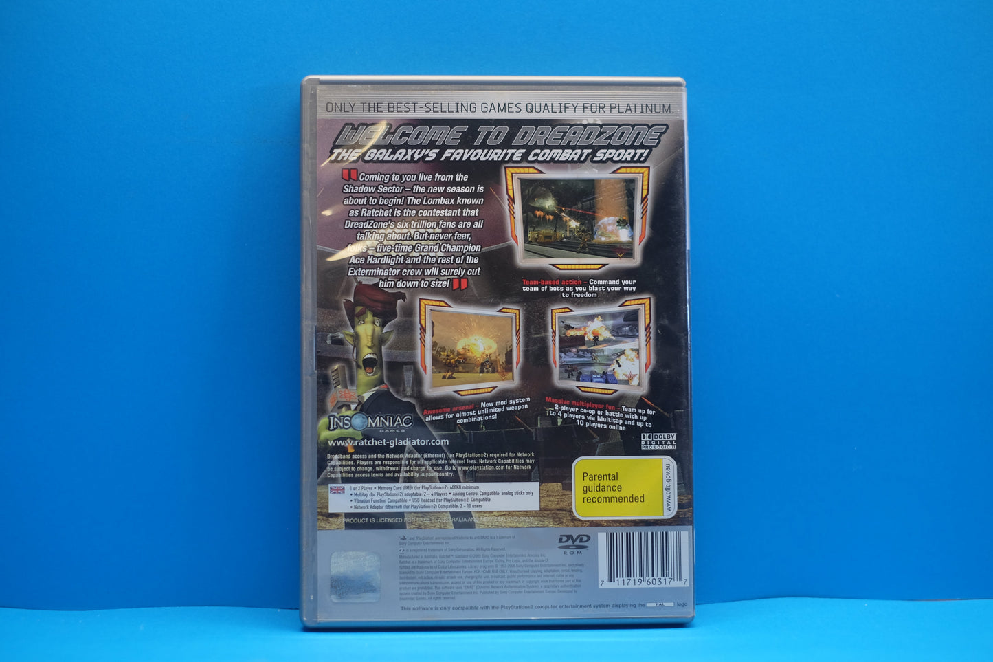 Ratchet Gladiator (Platinum) - Playstation 2 - Pre-Owned