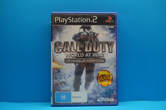Call Of Duty World At War Final Fronts - Playstation 2 - Pre-Owned