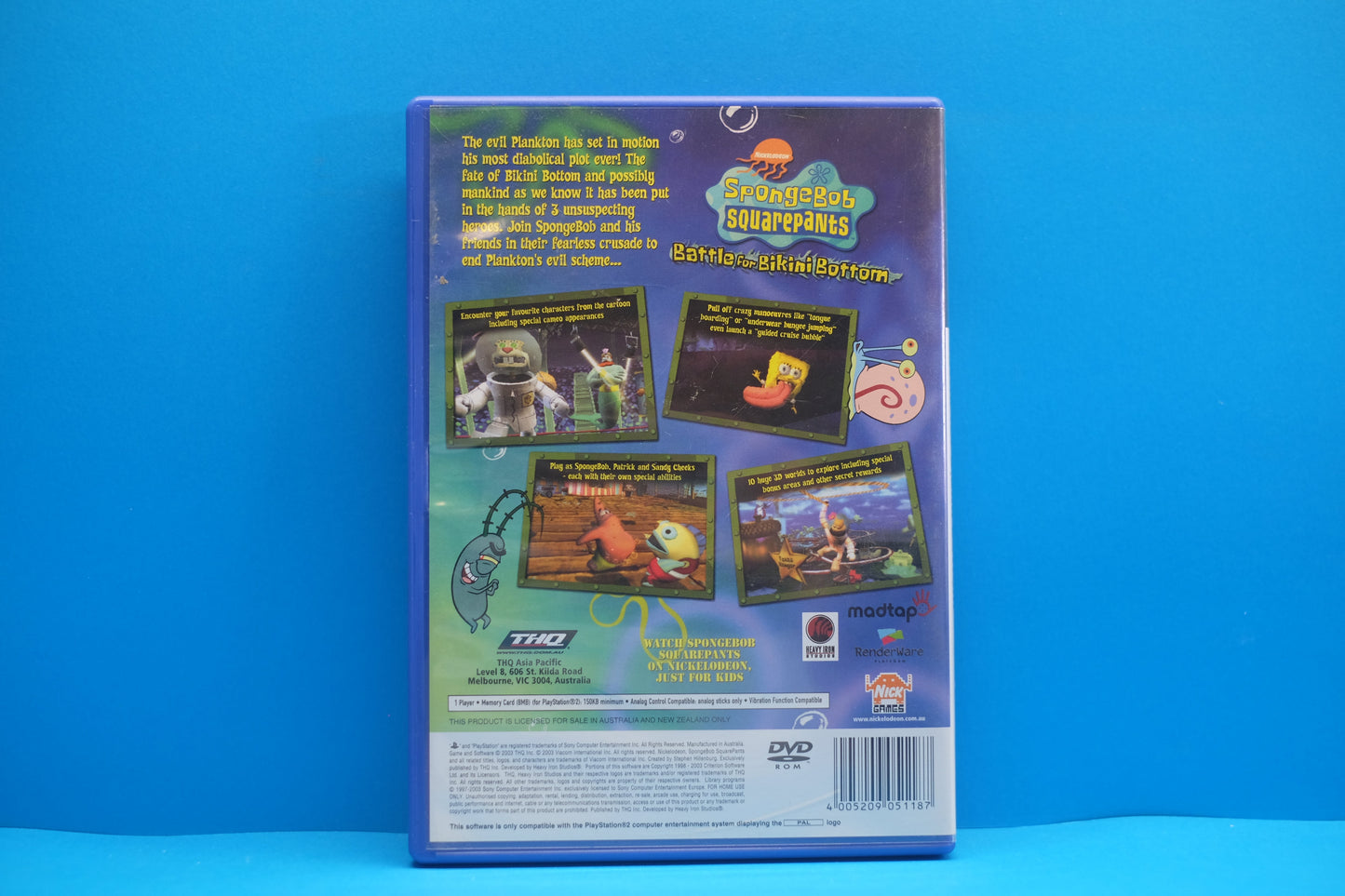 Spongebob Squarepants Battle For Bikini Bottom - Playstation 2 - Pre-Owned