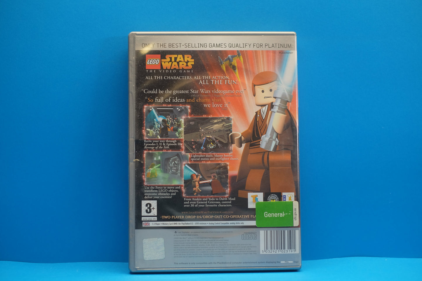 Lego Star Wars The Video Game (Platinum) - Playstation 2 - Pre-Owned
