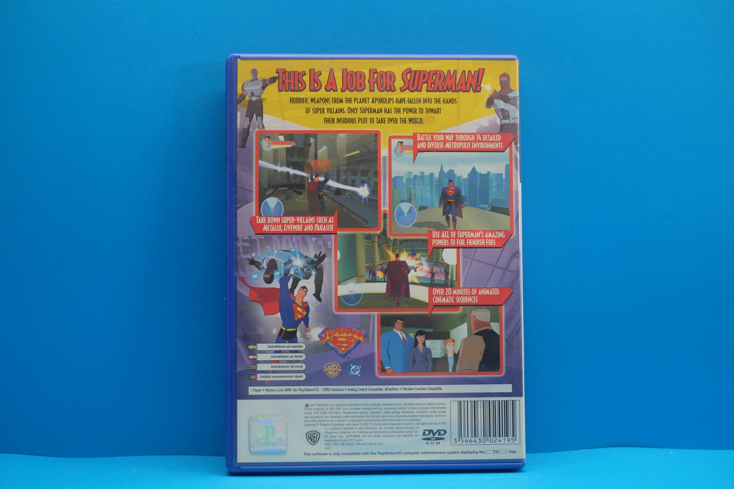 Superman Shadow Of Apokolips - Playstation 2 - Pre-Owned