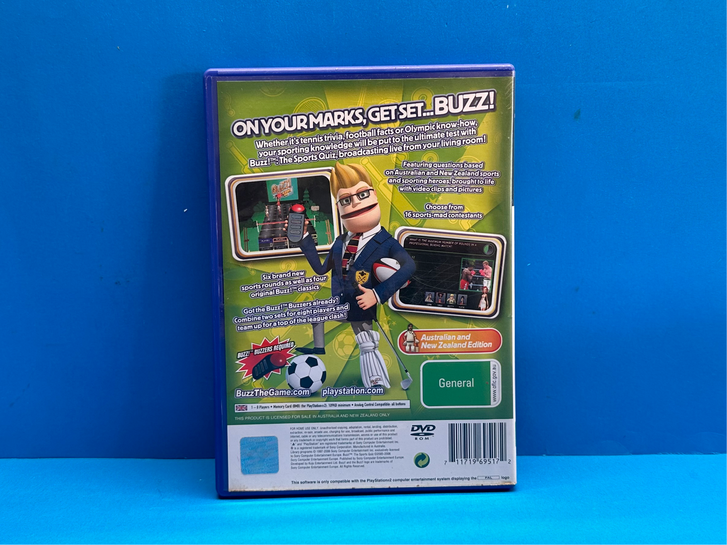 Buzz The Sports Quiz (Boxed) - PlayStation 2 - Pre-Owned