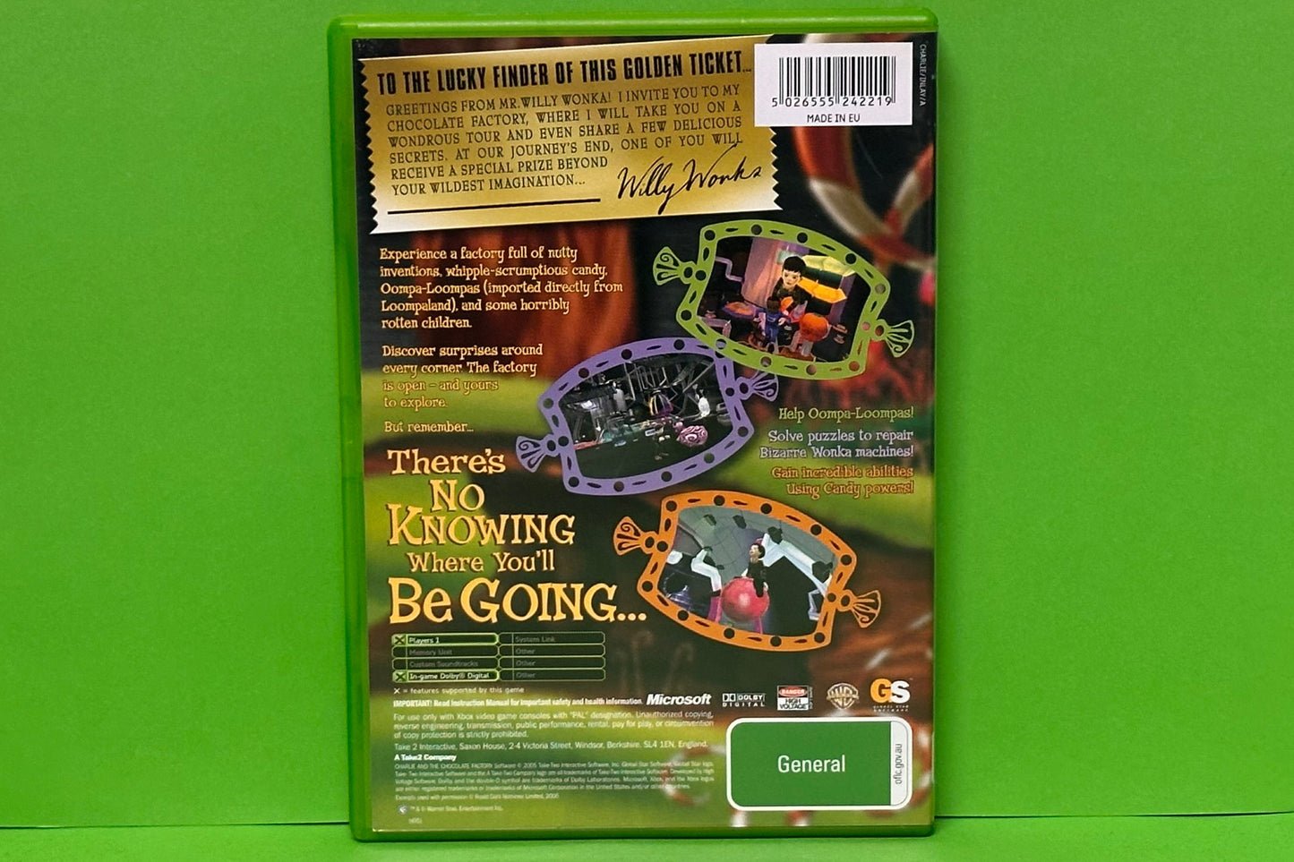 Charlie And The Chocolate Factory - Xbox Original - Pre-Owned
