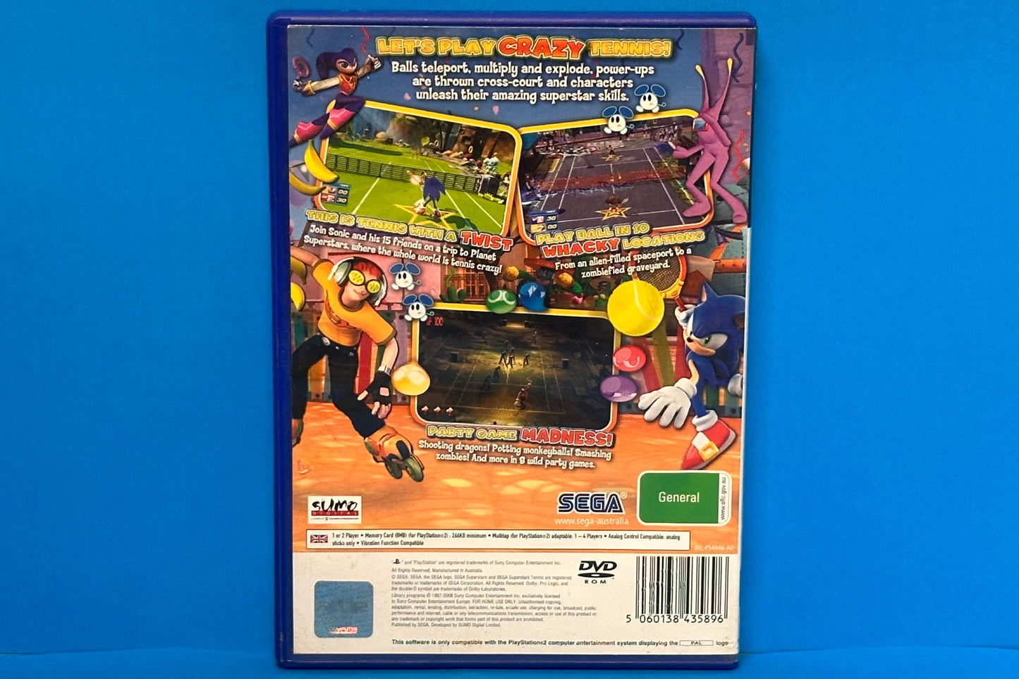 Sega Superstars Tennis - Playstation 2 - Pre-Owned