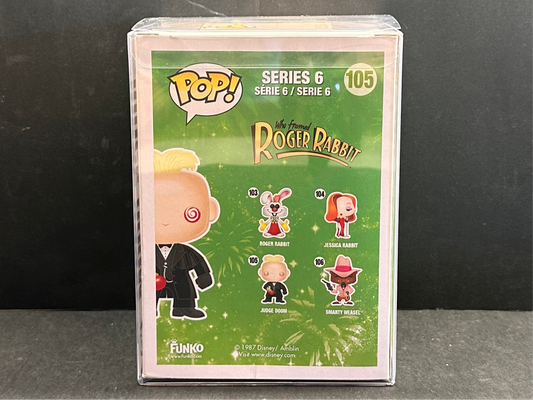 Disney Judge Doom (105) Funko Pop Figure - Collectables pre owned - Pre-Owned