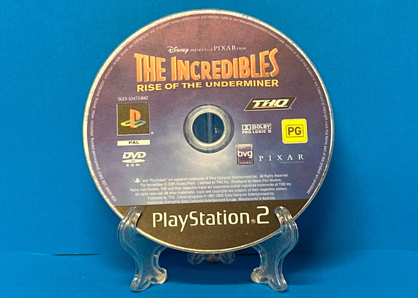 The Incredibles Rise Of The Underminer - Playstation 2 - Pre-Owned