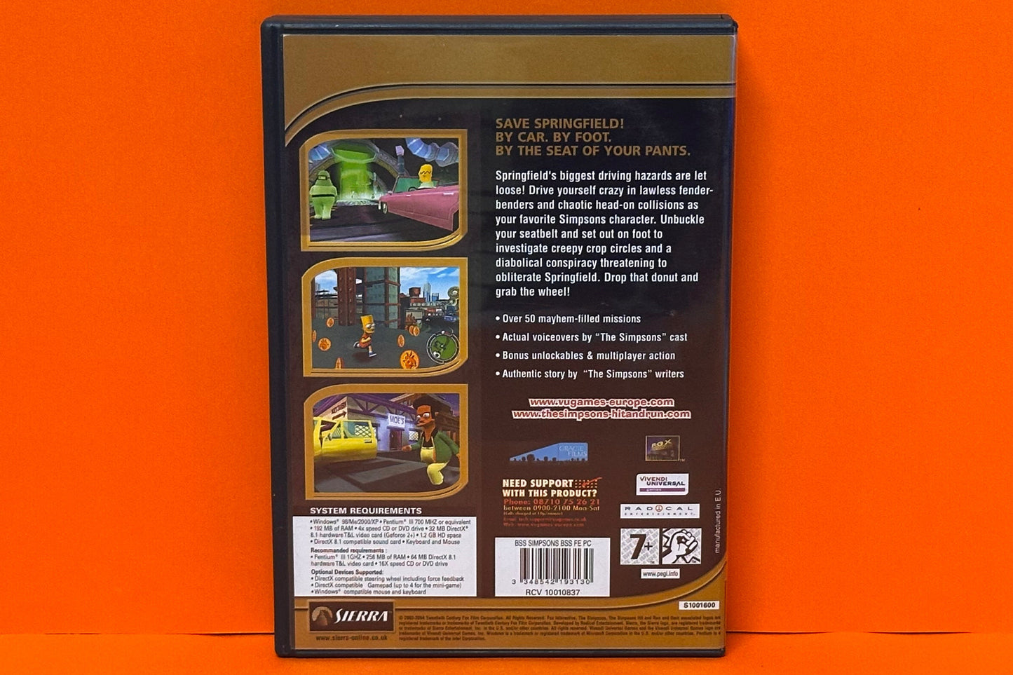 The Simpsons Hit & Run - PC - Pre-Owned