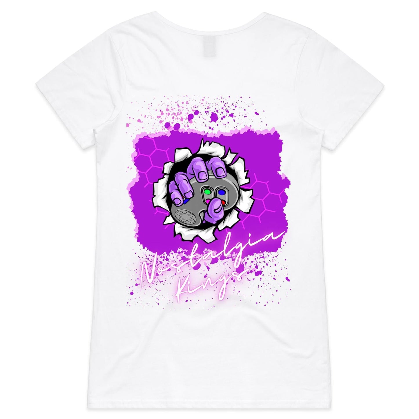 AS Colour Bevel - Womens V-Neck T-Shirt - Pre-Owned