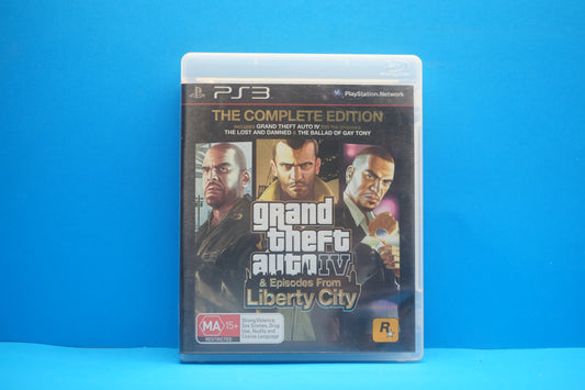 Grand Theft Auto IV & Episodes From Liberty City Stories (The Complete Edition) *Complete* - Playstation 3