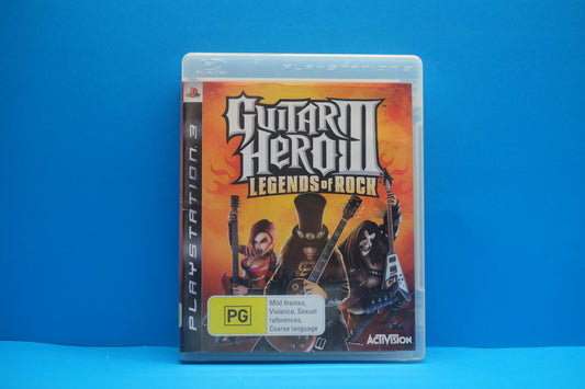 Guitar Hero Legends Of Rock - Playstation 3