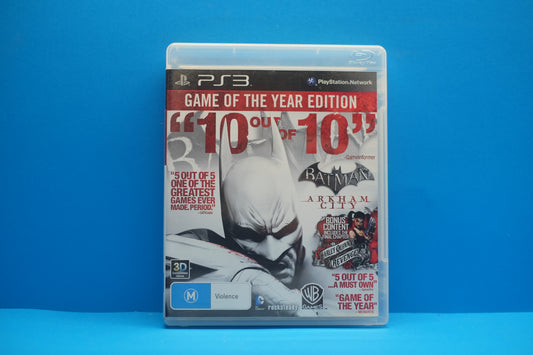 Batman Arkham City (Game Of The Year Edition) - Playstation 3