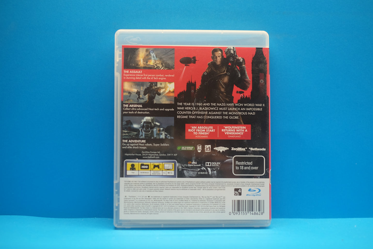 Wolfenstein The New Order - Playstation 3