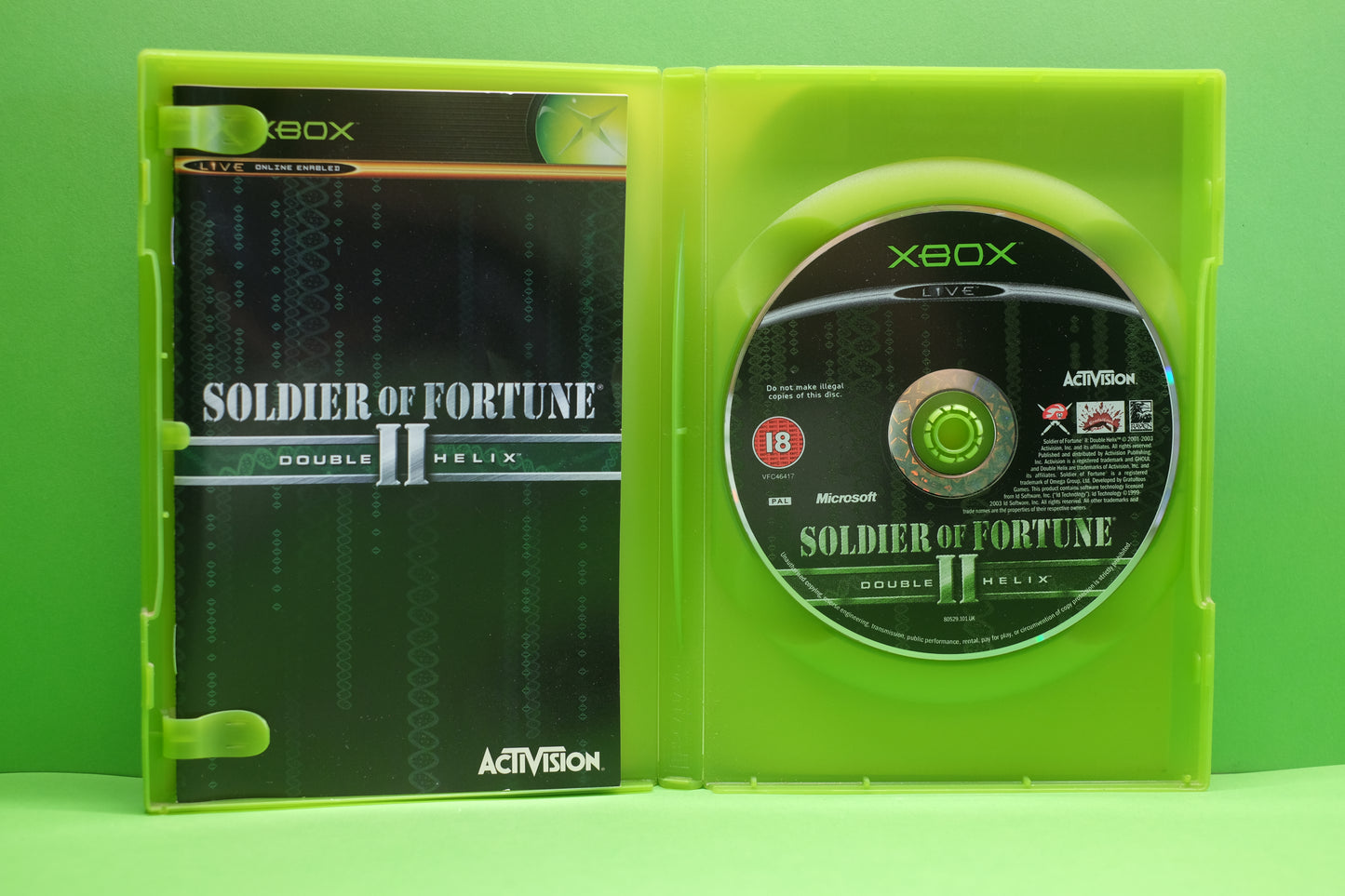 Soldier Of Fortune Double Helix II (2) - Xbox Original