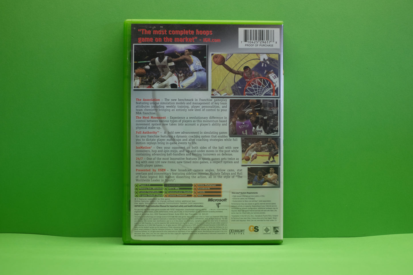 ESPN NBA 2K5 (NTSC) - Xbox Original