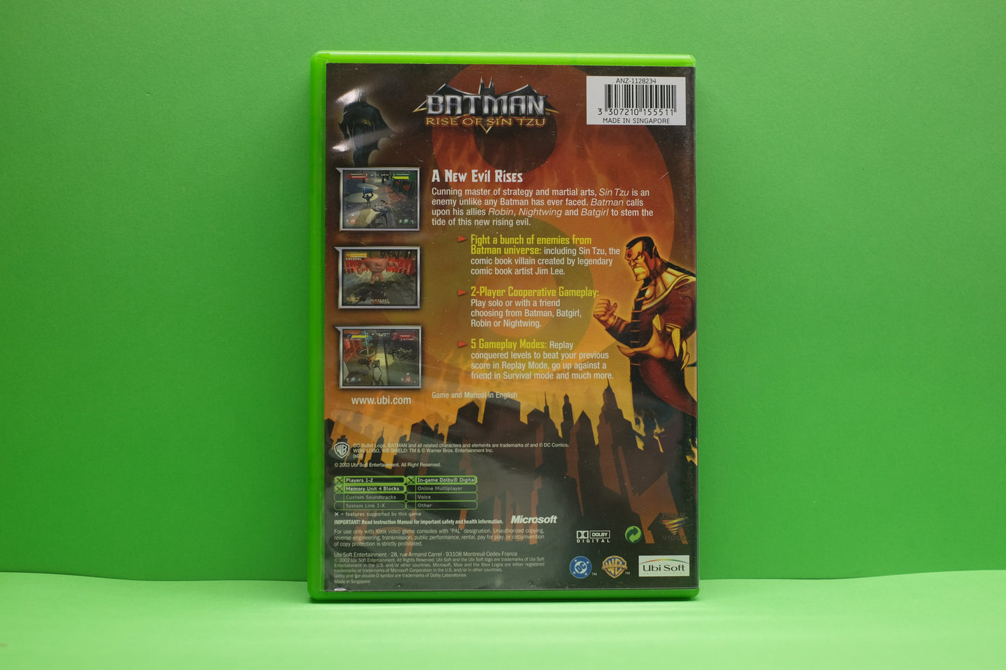 Batman Rise Of Sin Tzu - Xbox Original