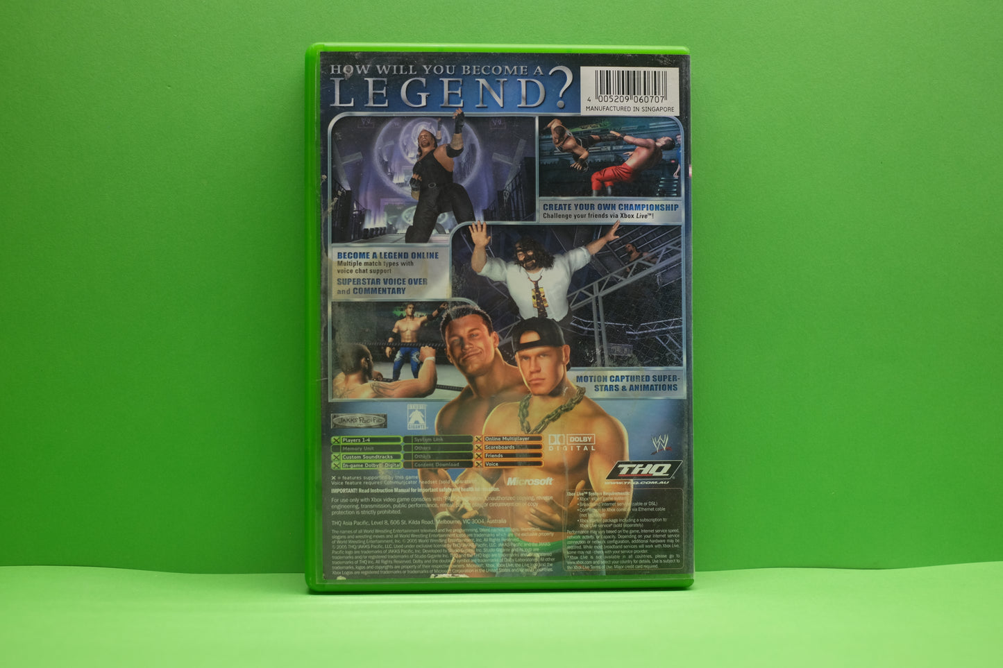 Wrestlemania 21 Become A Legend - Xbox Original