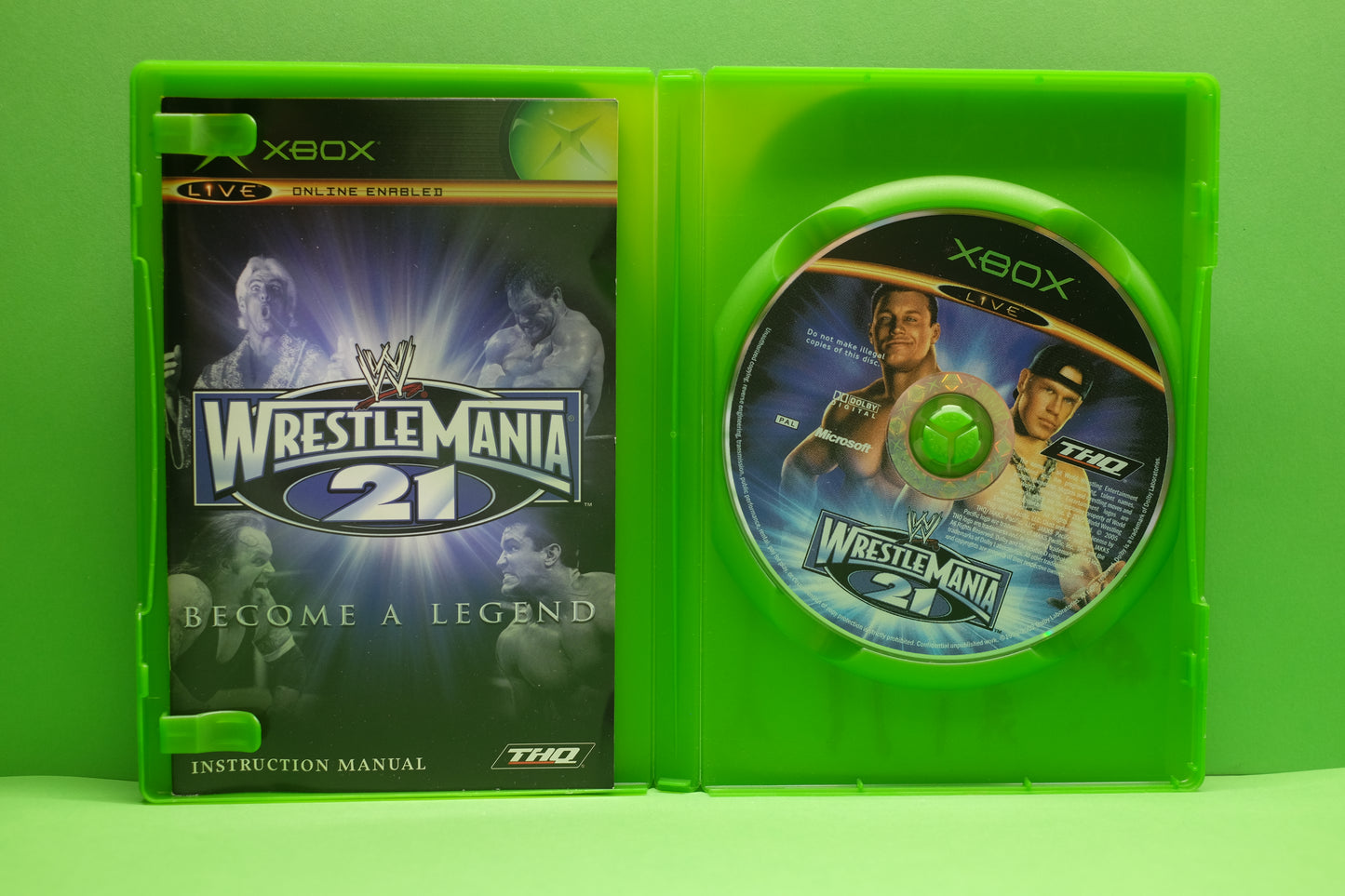 Wrestlemania 21 Become A Legend - Xbox Original