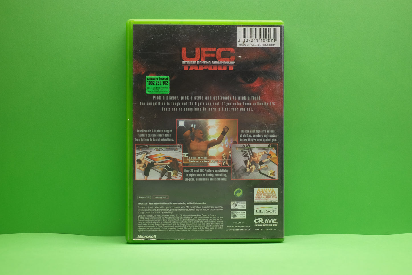 UFC Ultimate Fighting Championship Tapout - Xbox Original