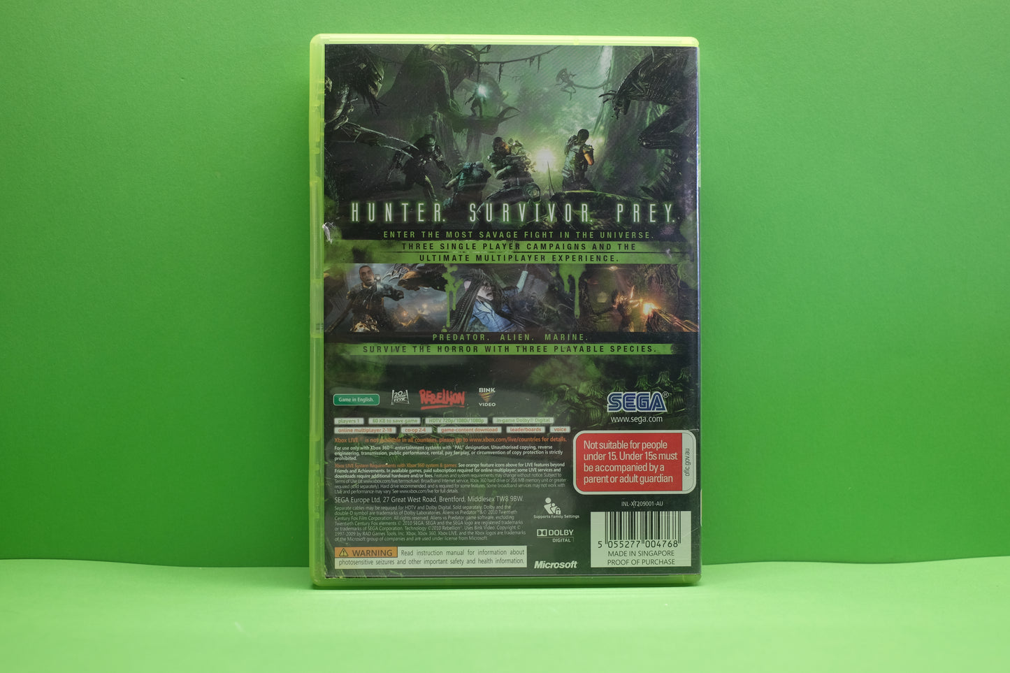 Aliens VS Predator - Xbox 360