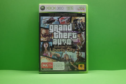 Grand Theft Auto Episodes From Liberty City *Complete* - Xbox 360