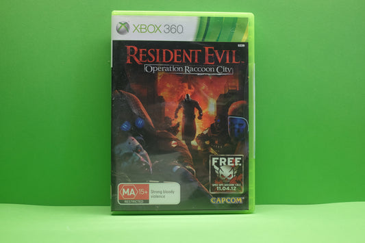 Resident Evil Operation Raccoon City - Xbox 360