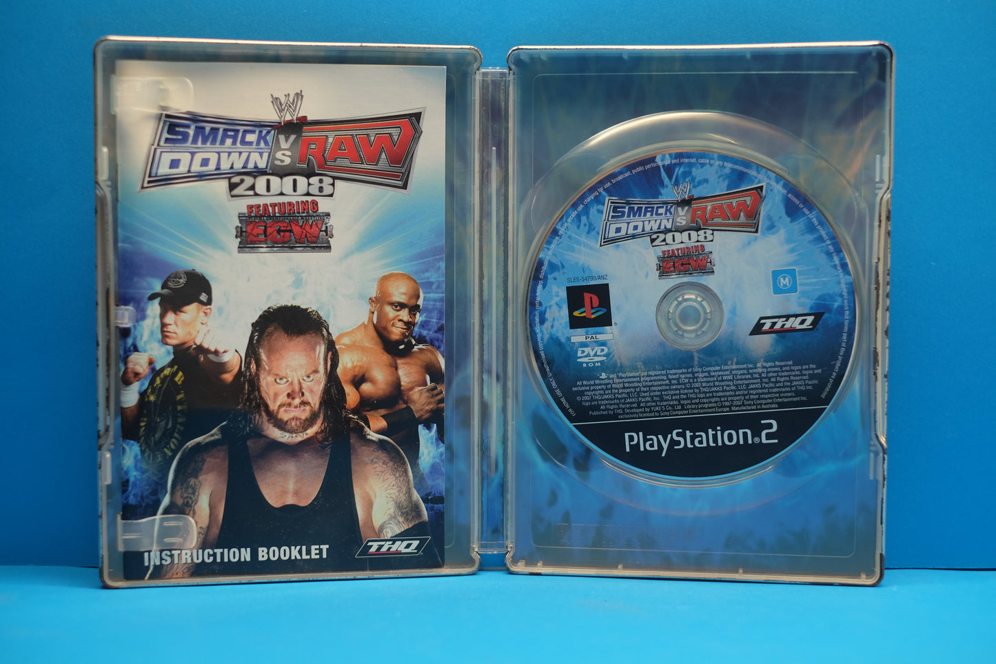 Smackdown VS Raw 2008 (Steel Book) - Playstation 2