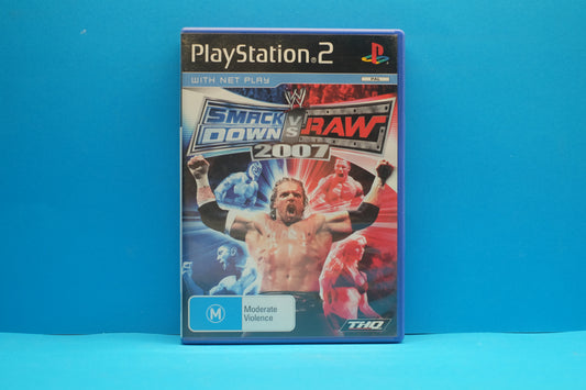 Smackdown VS Raw 2007 *No Manual* - Playstation 2