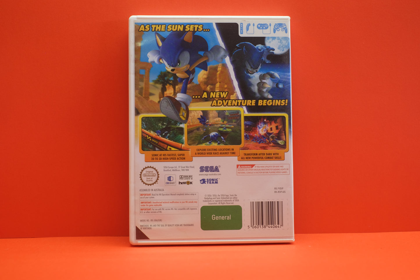 Sonic Unleashed - Nintendo Wii