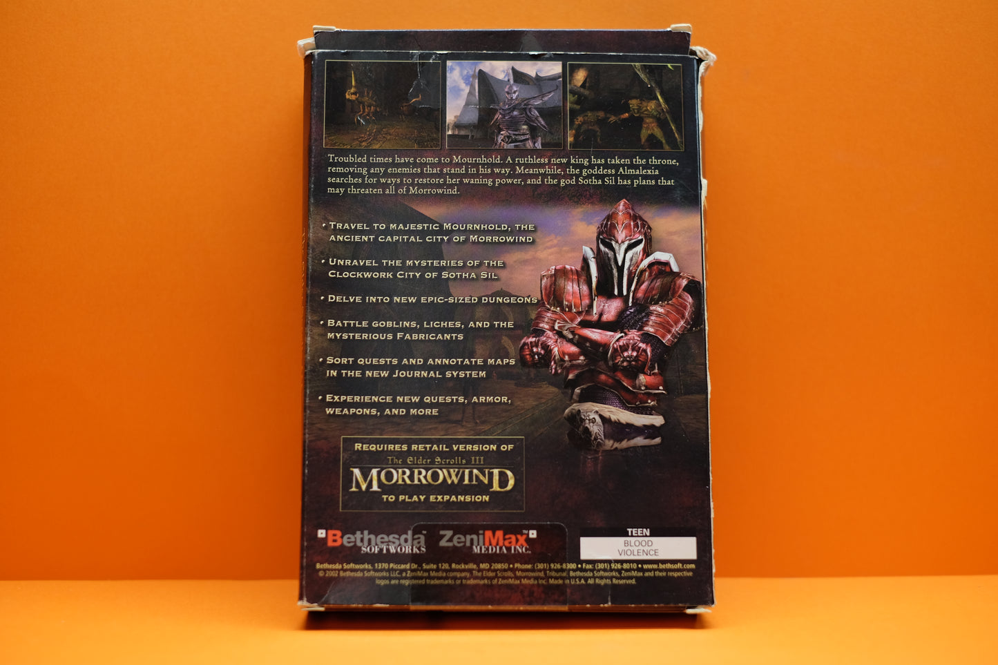 Morrowind The Elder Scrolls III (3) Expansion Pack - PC