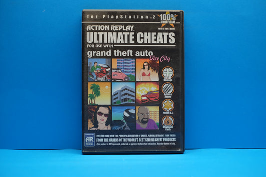 Action Replay Ultimate Cheats For Use With Grand Theft Auto Vice City - Playstation 2