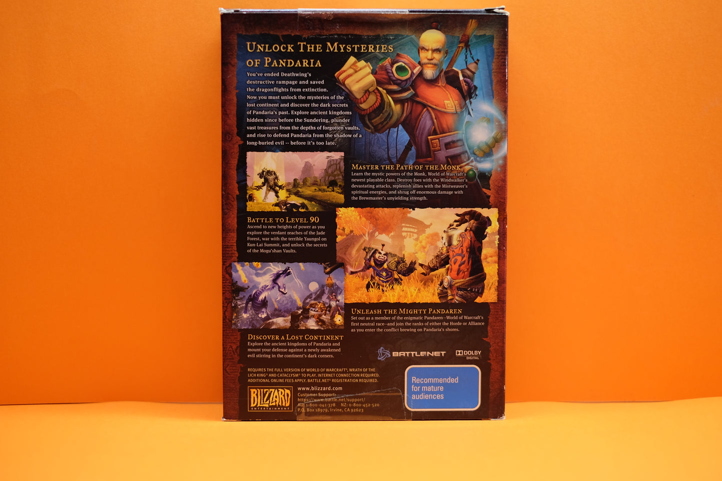 World Of Warcraft Mists Of Pandaria Expansion Set - PC