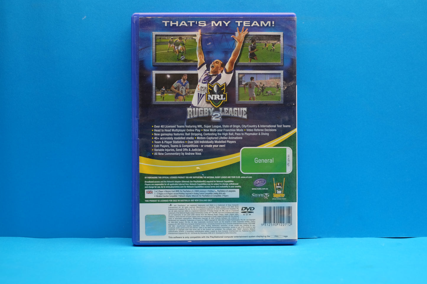 NRL Rugby League 2 - Playstation 2