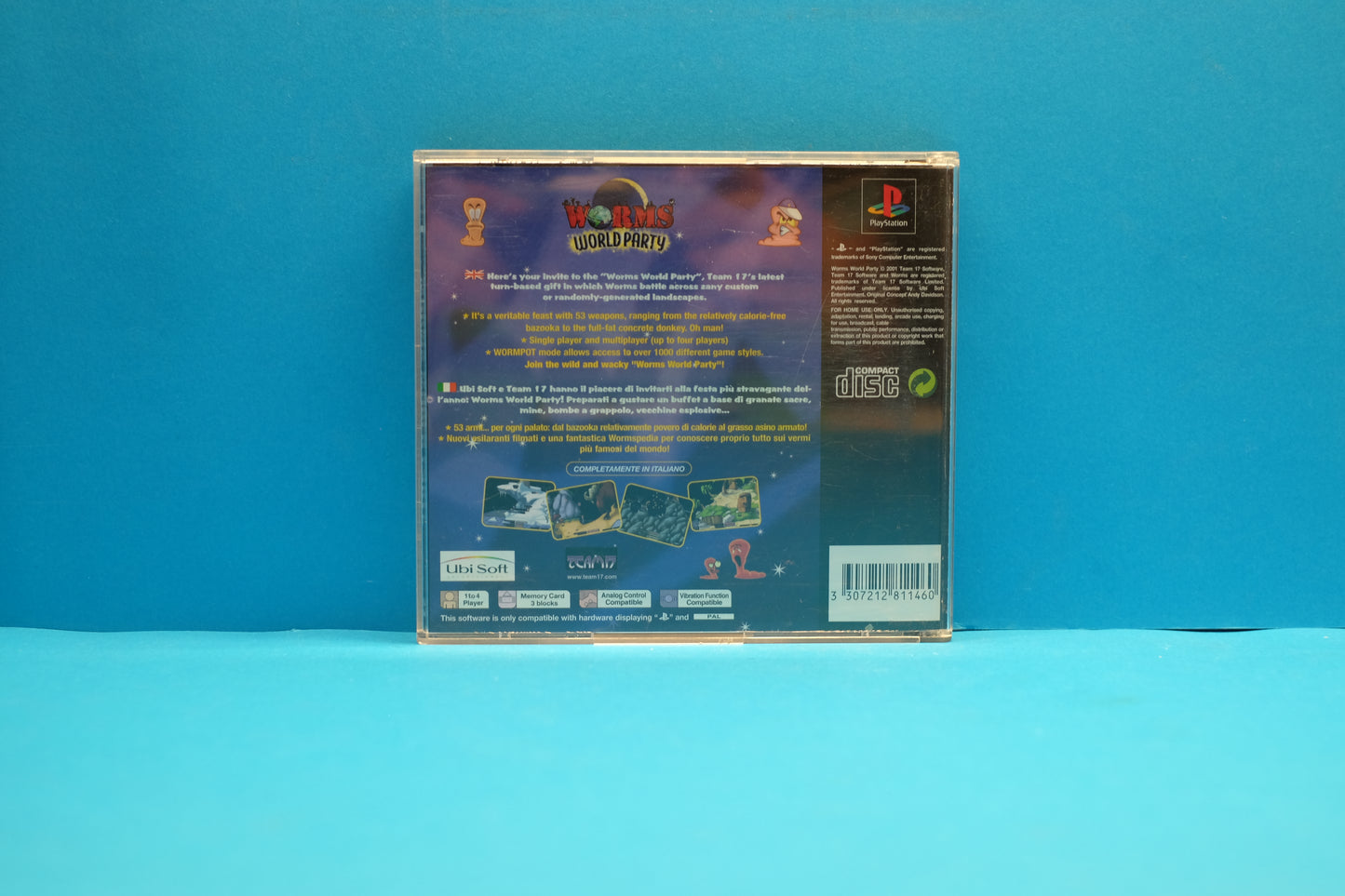 Worms World Party - Playstation 1