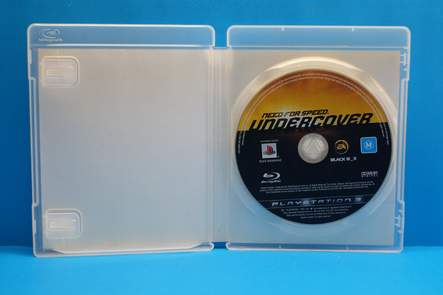 Need For Speed Undercover *No Manual* - Playstation 3