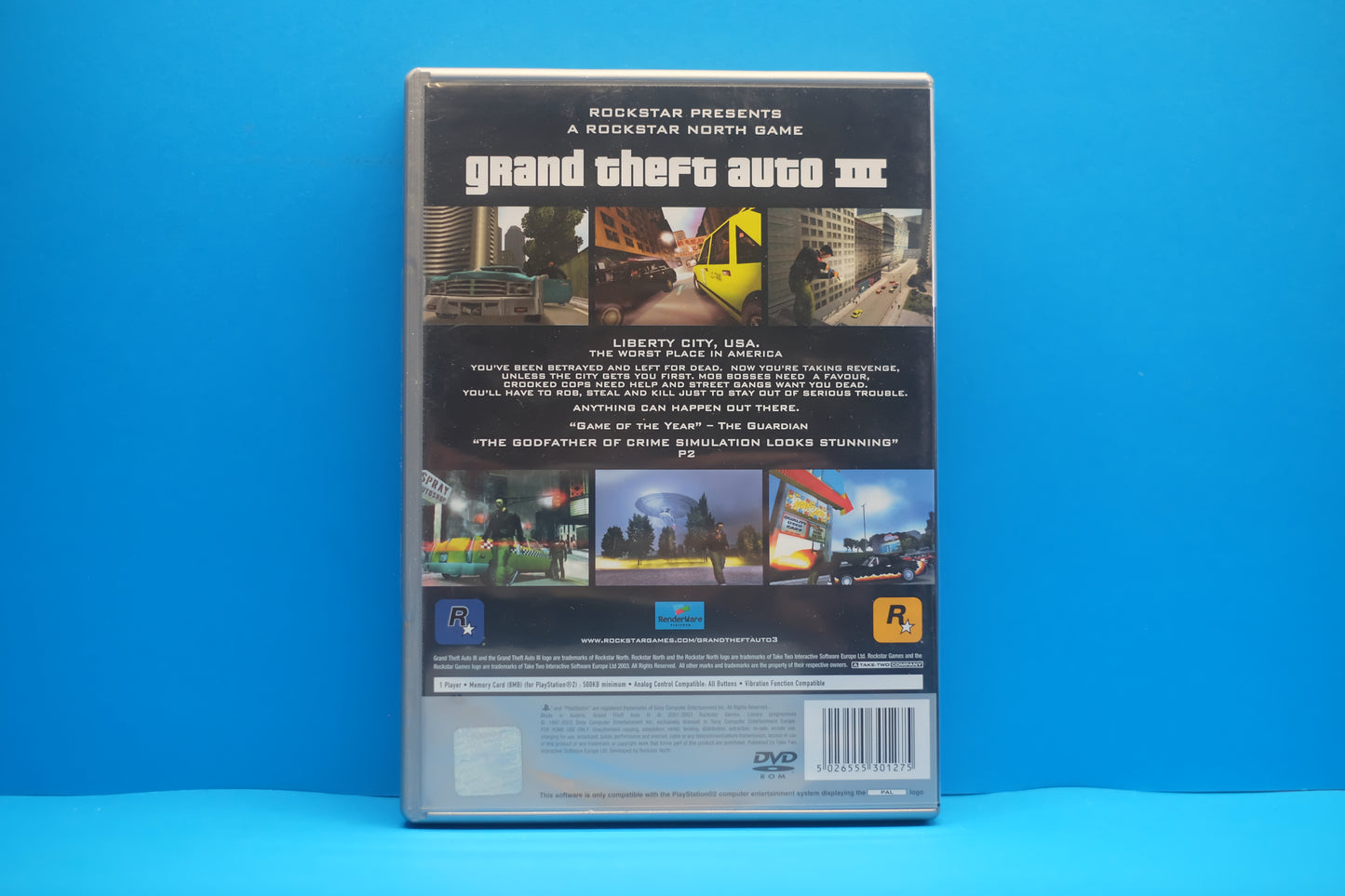 Grand Theft Auto 3 *Complete* (Platinum) - Playstation 2